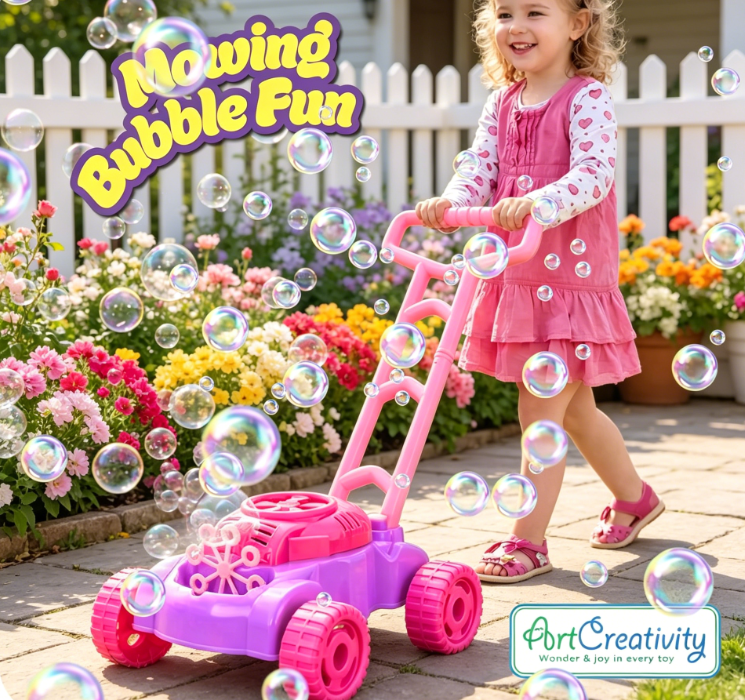 ArtCreativity Bubble Lawn Mower for Toddlers