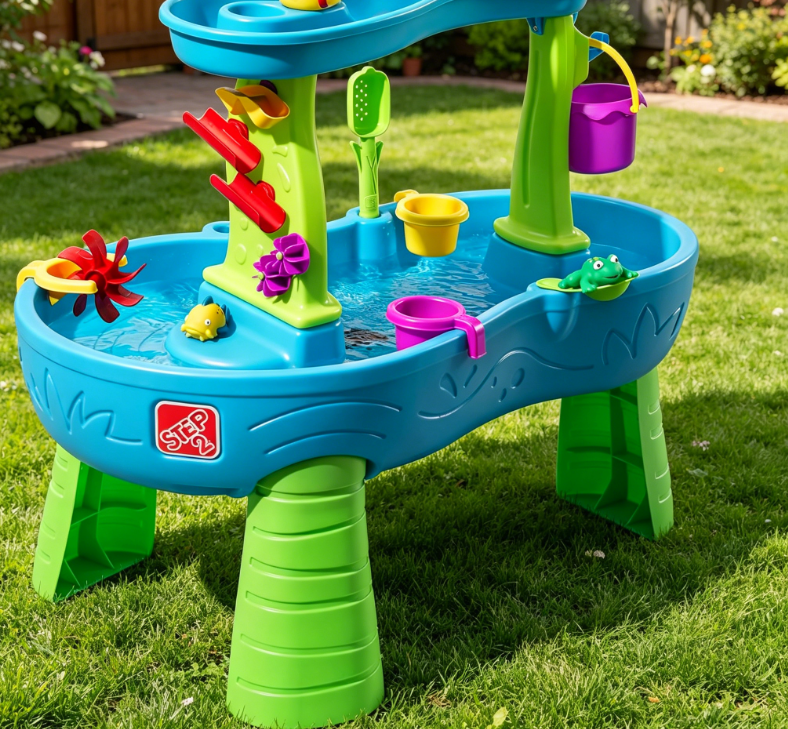 Rain Showers Splash Pond Water Table