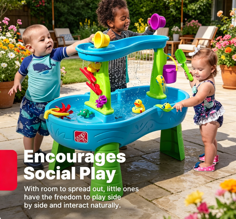 Rain Showers Splash Pond Water Table