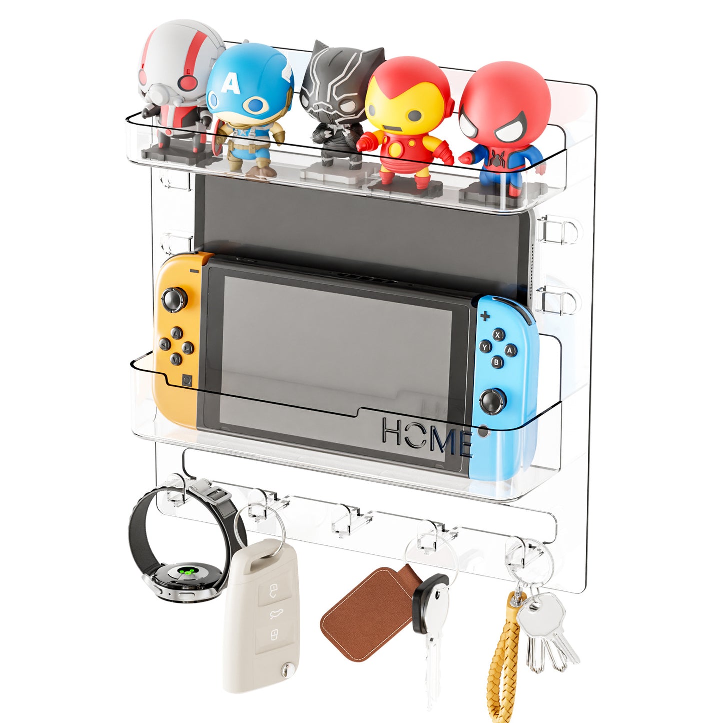 Wall mounted storage rack